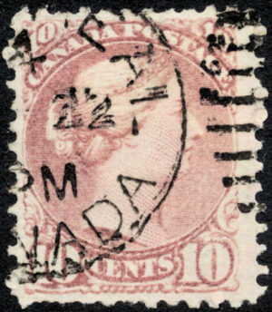 Canada 1889-97 10c Used SG 110 Cat £45.00