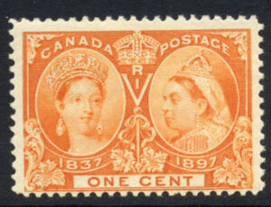 Canada 1897 1c Mint NH SG 122 Cat £14.00