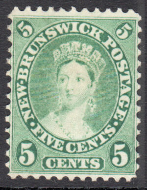 New Brunswick 1860-63 5c Unused SG 14 Cat £29.00