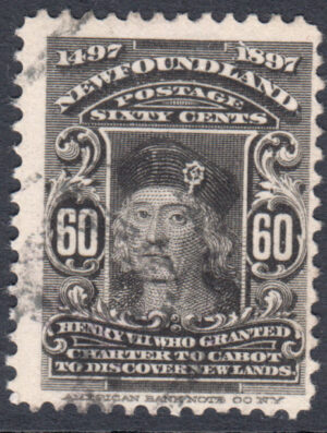 Newfoundland 1897 60c Used SG 79 Cat £22.00