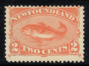 Newfoundland 1887 2c Large part o.g. SG 51 Cat £27.00