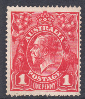 Australia 1914 1d GV Mint LH SG 21 Cat £45.00