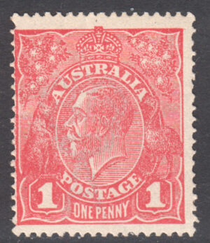 Australia 1914 1d GV Large part o.g. SG 21 Cat £45.00