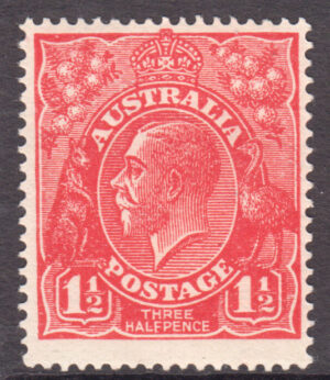 Australia 1924 1½d GV Mint LH SG 84 Cat £25.00
