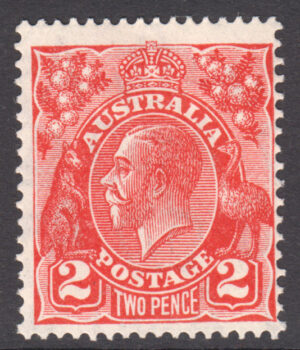 Australia 1930 2d GV Mint LH SG 99 Cat £23.00