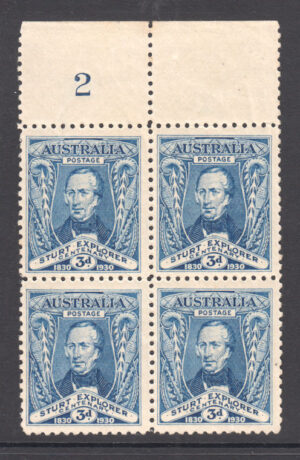 Australia 1930 3d GV Mint NH SG 118 Cat £34.00