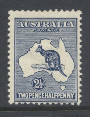 Australia 1913 2½d Roo Large part o.g. SG 4 Cat £50.00