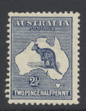 Australia 1913 2½d Roo Large part o.g. SG 4 Cat £50.00