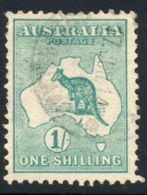 Australia 1913 1/- Roo Used SG 11a Cat £27.00