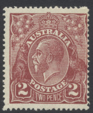 Australia 1924 2d GV Mint NH SG 78 Cat £17.00