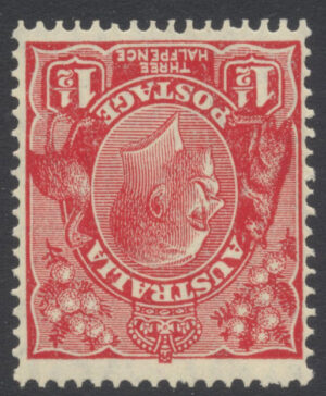 Australia 1927 1½d GV Mint NH SG 96w Cat £16.00