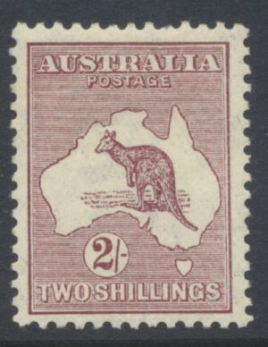 Australia 1935 2/- Roo Mint LH SG 134 Cat £12.00