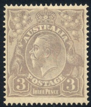 Australia 1924 3d GV Large part o.g. SG 79 Cat £26.00