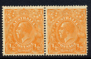 Australia 1927 ½d GV Mint LH SG 85 Cat £13.00