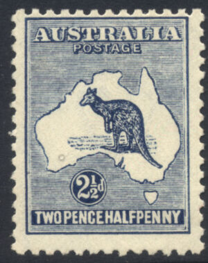 Australia 1915-27 2½d Large part o.g. SG 36 Cat £29.00