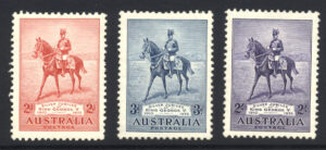 Australia 1935 2d-2/- Mint LH SG 156-158 Cat £42.00