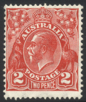 Australia 1926-30 2d GV Mint LH SG 99 Cat £23.00
