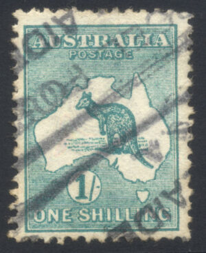 Australia 1913 1/- Roo Used SG 11a Cat £27.00