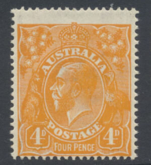 Australia 1915 4d GV Mint LH SG 22a Cat £42.00