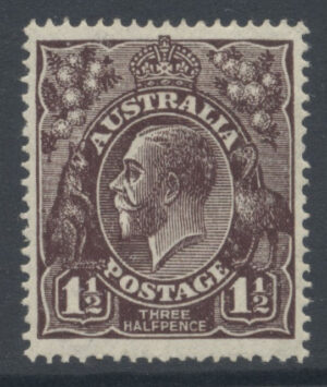 Australia 1919 1½d GV Large part o.g. SG 51a Cat £22.00