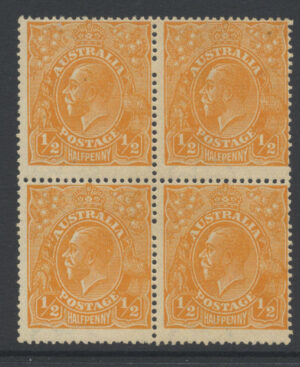 Australia 1923 ½d GV Mint NH SG 56 Cat £22.00