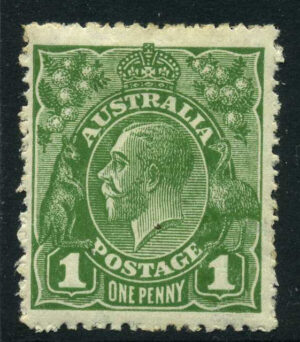 Australia 1924 1d GV Large part o.g. SG 82 Cat £15.00