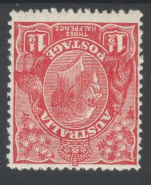 Australia 1926-30 1½d GV Mint LH SG 96w Cat £16.00