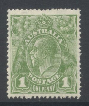Australia 1924 1d GV Large part o.g. SG 82 Cat £15.00