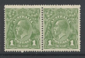Australia 1924 1d GV Large part o.g. SG 82 Cat £30.00