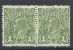 Australia 1924 1d GV Large part o.g. SG 82 Cat £30.00