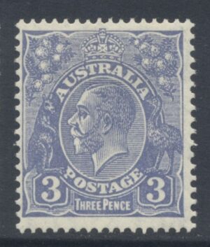 Australia 1932 3d GV Large part o.g. SG 128 Cat £23.00