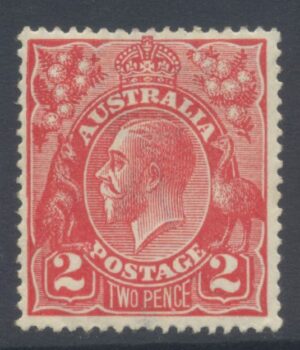 Australia 1922 2d GV Large part o.g. SG 63 Cat £19.00