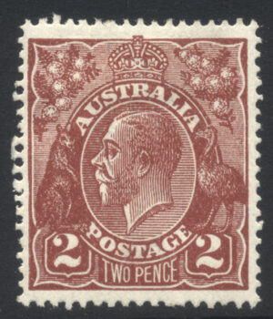 Australia 1924 2d GV Large part o.g. SG 78 Cat £17.00