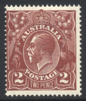 Australia 1924 2d GV Large part o.g. SG 78a Cat £22.00