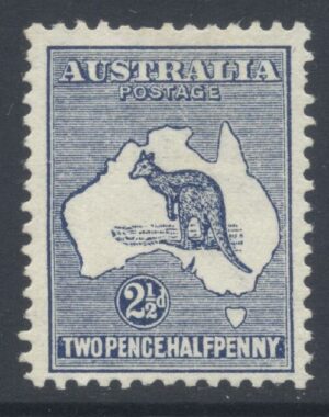 Australia 1913 2½d Roo Large part o.g. SG 4 Cat £50.00