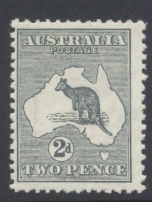 Australia 1913 2d Roo Mint LH SG 3 Cat £55.00