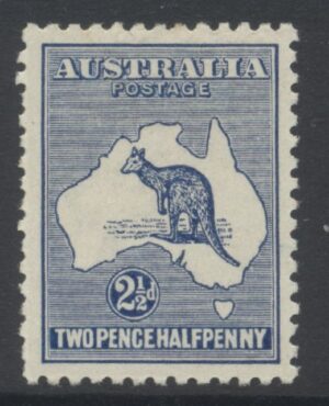 Australia 1917 2½d Roo Large part o.g. SG 36 Cat £27.00
