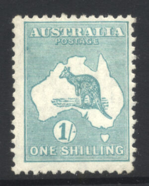 Australia 1929 1/- Roo Large part o.g. SG 109 Cat £50.00