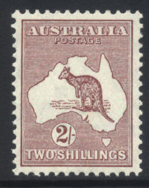 Australia 1935 2/- Roo Mint LH SG 134 Cat £12.00