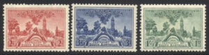 Australia 1936 2d-1/- Large part o.g. SG 161-163 Cat £32.00