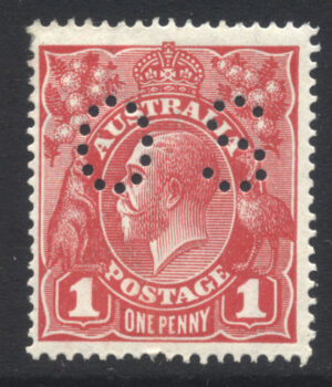 Australia 1914-21 1d GV Official Mint LH SG O39 Cat £15.00