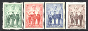 Australia 1940 1d-6d Mint LH SG 196-199 Cat £50.00