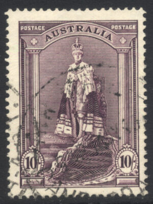 Australia 1948 10/- Used SG 177a Cat £35.00