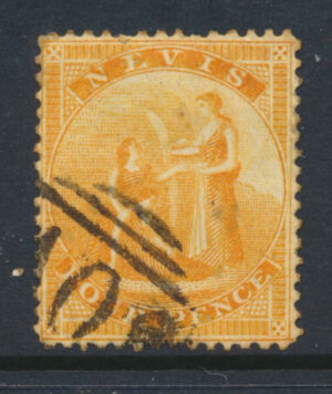 St Kitts & Nevis 1867-76 4d Used SG 11 Cat £23.00