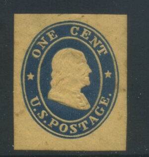US Stamped Envelopes and Wrappers - Nesbitt Scott U19 1860-1 1c Unused Cat $35.00