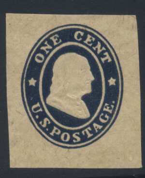 US Stamped envelopes and wrappers Scott W21 1860-1 1c Unused Cat $65.00