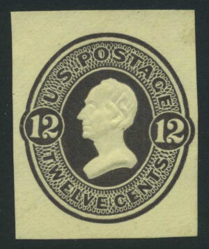 US Stamped envelopes and wrappers Scott U94 1870-1 12c Unused Cat $110