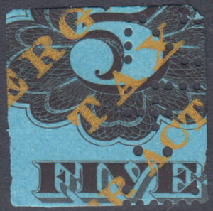 US Beer stamps Scott REA103 1914 ($7.50) on $5 Used Cat $17.50