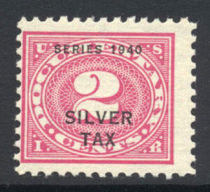 US Revenues - Silver Tax, Offset Printing Scott RG38 1940 2c MINT Mint NH Cat $30.00