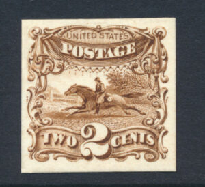 US Pictorial - On Card Scott 113P4 1869 2c MINT NGAI Cat $50.00